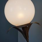 Unieke & Zeer Grote Vintage Hollywood Regency Wandlamp, Jaren 70 thumbnail 7