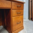 Vintage Bureau Eikenhout 80 X 150 Cm thumbnail 16