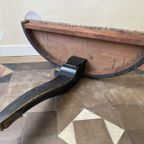Side Table Console Tafel Muurtafel Half Rond 19e Eeuws Frans thumbnail 8