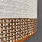 Bamboo Look Floorlamp Large White Shade thumbnail 12