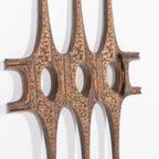 1980’S Brutalist Bronze Door Decoration, Germany thumbnail 4