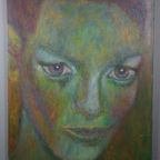 Modernistisch Portret, Schilderij thumbnail 3