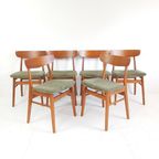 Vintage Farstrup Stoelen Nieuw Gestoffeerd Stof Naar Keuze thumbnail 8