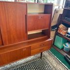 Topfrom - Teak Fineer Highboard - Ca. 1960 - In Goede Staat thumbnail 2