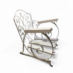 Old Forged / Wrought Iron Chair 1920S thumbnail 2