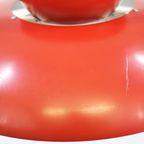 Original Red Danish Pendant Lamp - Fog And Morup By Jo Hammerborg - Model Penta - 1960 thumbnail 11