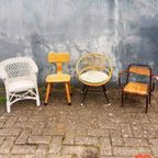 Vintage Houten Kinderschoolstoeltje thumbnail 3