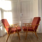 2 X Vintage Fauteuil Mid Century thumbnail 2