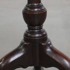 Engelse Antieke Bijzet / Wijntafel Met Single Piece Top Uit Begin 19e Eeuw thumbnail 9