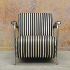 Zwart Witte Stoffen Leolux Scylla Design Fauteuil thumbnail 2