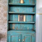 Vintage Boekenkast/ India Ibiza Kast/ Woonkamer Kast thumbnail 5