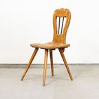 Antieke Wabi Sabi Primitieve Bergstoel thumbnail 8