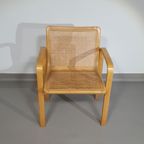 Beech Wood And Webbing Side Chair By Olivo Pietro, Italy, 1970S thumbnail 13