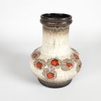 Strehla Keramik - Gdr - Model 1419 - Flesvaas - 60'S thumbnail 6