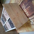Kleurrijk Ladekast, Apothekerskast, Archiefkast, Afm, 51x37cm En 97cm Hoog. thumbnail 6