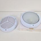 6 Lug Buiten Wandlamp Satela Iii - Ip54 Slagvast Wit Metaal thumbnail 3