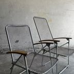 2 Vintage Aluminium Wirefolding Chairs thumbnail 21