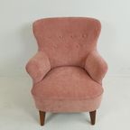 Vintage Roze Artifort Fauteuil Dames | Theo Ruth Roze Rib thumbnail 4