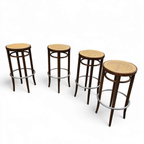 4 X Thonet 82 / 204 Rh Stool thumbnail 3