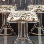 Set Of 3 Vintage Lucite Swivel Bar Stools, 1970S thumbnail 4