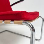 Unieke Vintage Gispen 411 Fauteuil, 1930's thumbnail 6