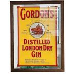 Vintage Gordon’s London Dry Gin Spiegel Jaren 70 thumbnail 5