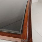 Eikenhouten Museumvitrinekast Uit De Jaren 40-50 – Horizontaal Gebogen Model thumbnail 4