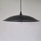 Postmoderne Vintage Geperforeerd Metaal Hanglamp Zwart. thumbnail 8