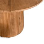 By fonQ Grand Eettafel Lichtbruin Mangohout thumbnail 2