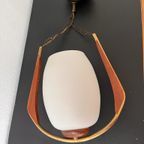 Vintage Deense Design Hanglamp. Ca 1950 Met Grote Fitting. thumbnail 8