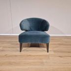 Minotti Aston Fauteuil - Stoel - Groen - Velvet - Design thumbnail 3