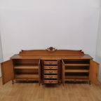 Grote Vintage Louis Xv Wandkast, Buffetkast, Dressoir, Ladekast thumbnail 20