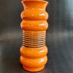 Orange Vase Alfred Klein Ceramic thumbnail 5