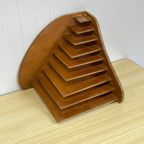 Vintage Houten Brievenrekje Postvakje J`60 Hoekmodel thumbnail 5