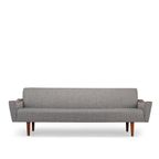 Grijze Geherstoffeerde Deense Design Vintage 3zits Sofa Gemaakt Door Cfc Silkeborg 1960s thumbnail 2