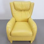 De Sede Fauteuil Geel Leer Lounge Chair '80 Swiss Desede thumbnail 3