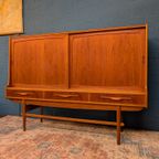 Vintage Highboard, Holger Christensen, Deens Design 1960s thumbnail 11
