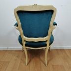 Brocante Vintage Franse Louis Xv Stoeltje, Fauteuil 304 thumbnail 6