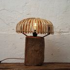 Bamboe Bureaulampje | Naturel thumbnail 2