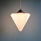Art Deco Hanglamp, Driehoekige Prismavorm, 1920-30 thumbnail 13