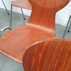 10x Eromes Pagholz Industriële Stapelbare Design Stoel thumbnail 12