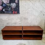 Vintage Dressoir 2 Delig Boekenkast Tv Meubel Tv Kast 70's thumbnail 6