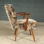 Vintage Cocktailfauteuil – Velours – Jaren 60 thumbnail 7