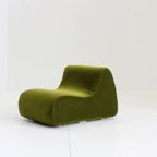 Vintage Groen Velours Fauteuil Italië , 1970S thumbnail 6