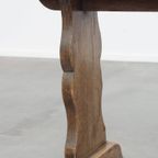 Geweldige Antieke Franse Halbank/ Bank Voor Aan De Eettafel Met Een Prachtig Patina thumbnail 11