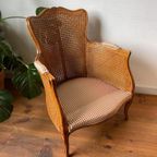 Vintage Franse Rotan Fauteuil, Jaren 60 thumbnail 6