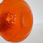* Retro Oranje Vaas Glazen Vaas Persglas Vaasje thumbnail 6