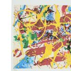 Offset Litho Naar Jackson Pollock Action Painting 93/300 Kunstdruk thumbnail 10