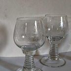 5x Roemer Wijnglas Transparant Gegrafeerd thumbnail 2