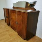 Vintage Art Deco Mid Century Dressoir, Wandkast thumbnail 2